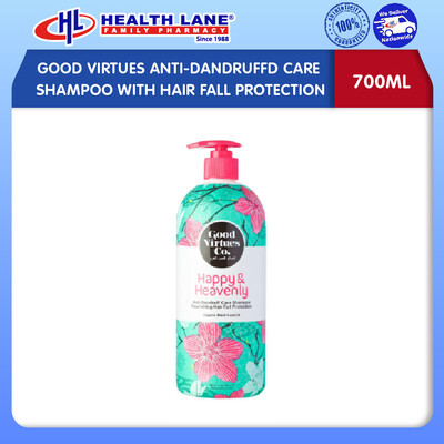 GOOD VIRTUES CO ANTI-DANDRUFFD CARE SHAMPOO WITH NOURISHING HAIR FALL PROTECTION (700ML)